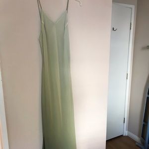 Chiffon-like evening dress